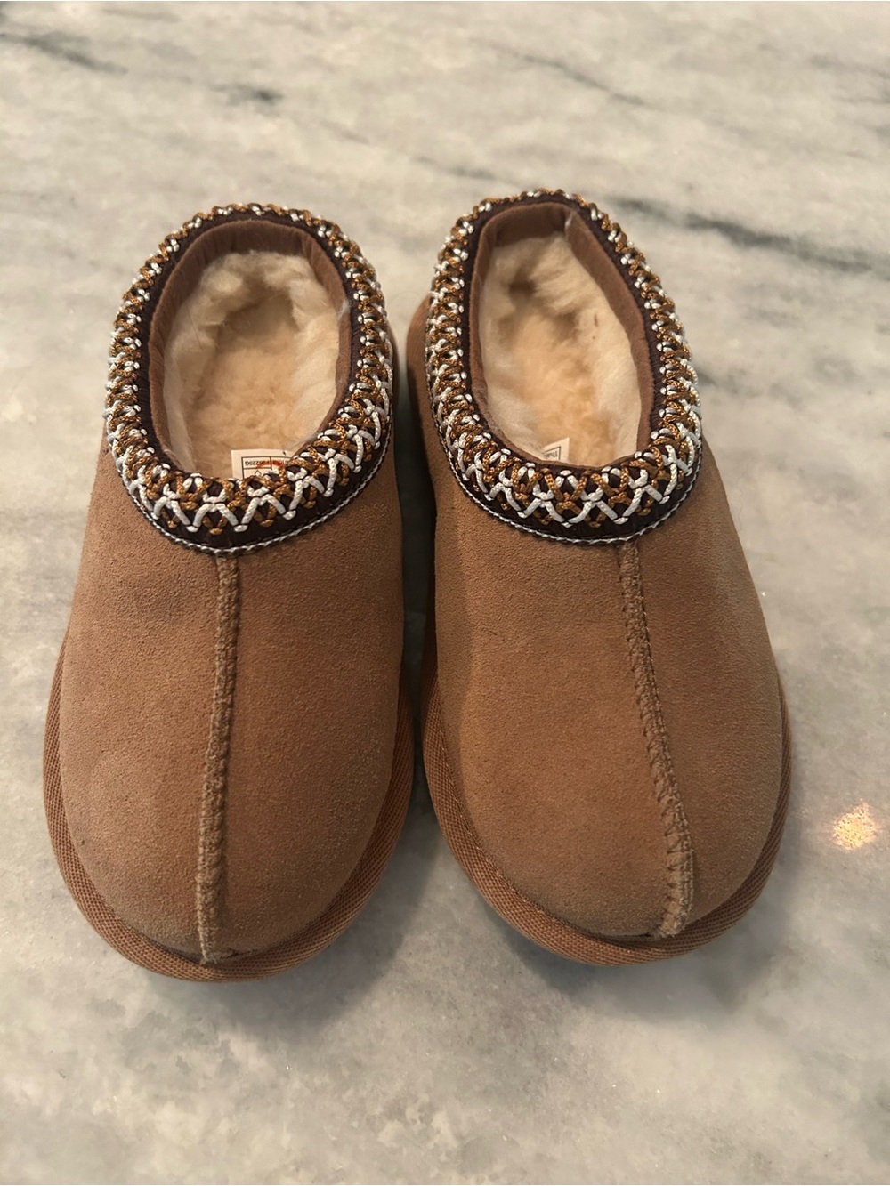 NWOB Toddler Tasman Uggs in Chestnut